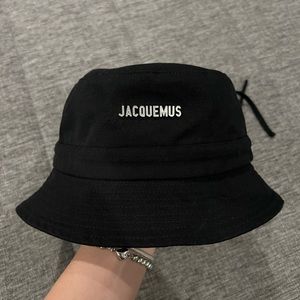 Jacquemus Black Bow Bucket Hat